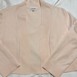Calvin Klein Women's Soft Pink Bolero